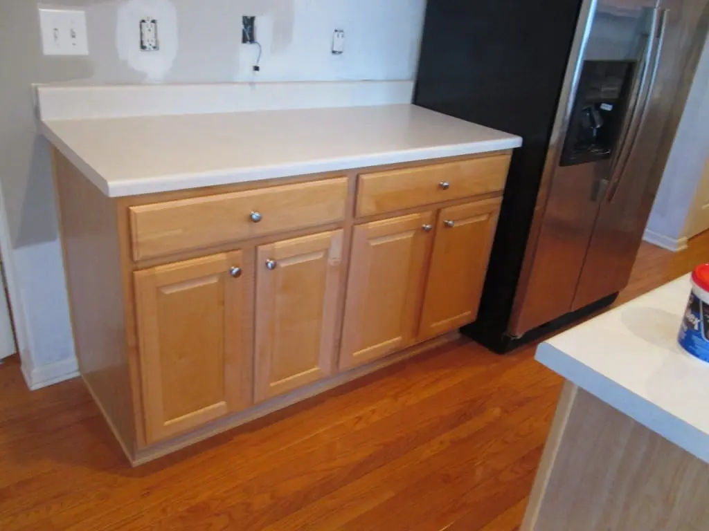 Before photo — Painting Cabinets