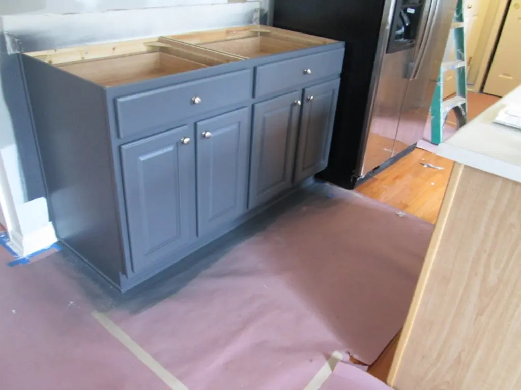 Before photo — Painting Cabinets