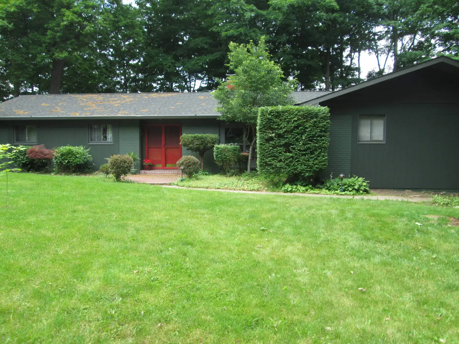 Carmel exterior painting before and after.