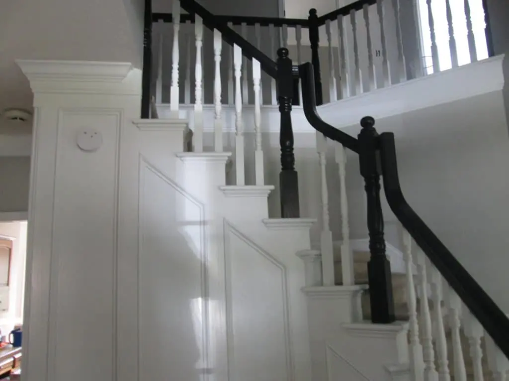 After photo — Guy Painting Wood Trim