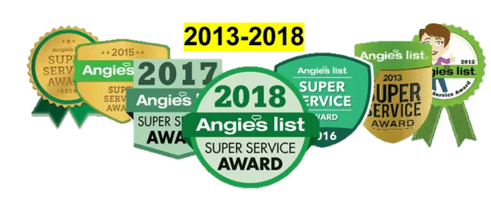 Angie's List 2018 Super Service Award for Guy Painting.