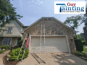 Indianapolis House Painting and Carpentry work in process