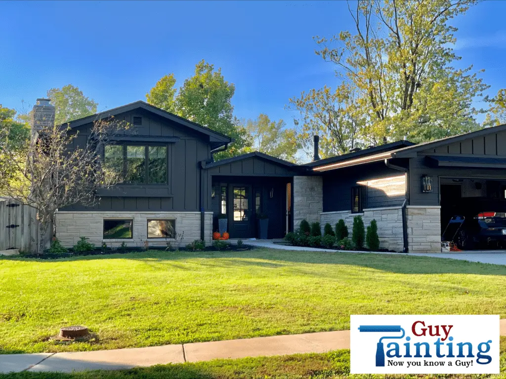 Project photo — Home Exterior Painting in Dark Colors
