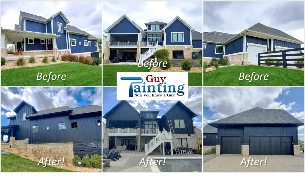 Project photo — Home Exterior Painting in Dark Colors