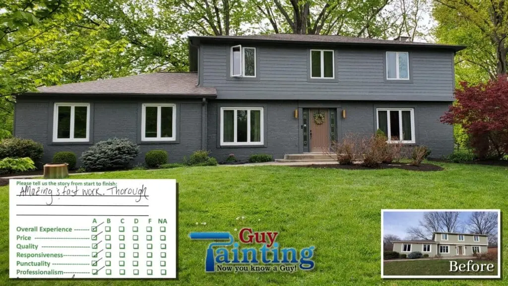 Project photo — Home Exterior Painting in Dark Colors