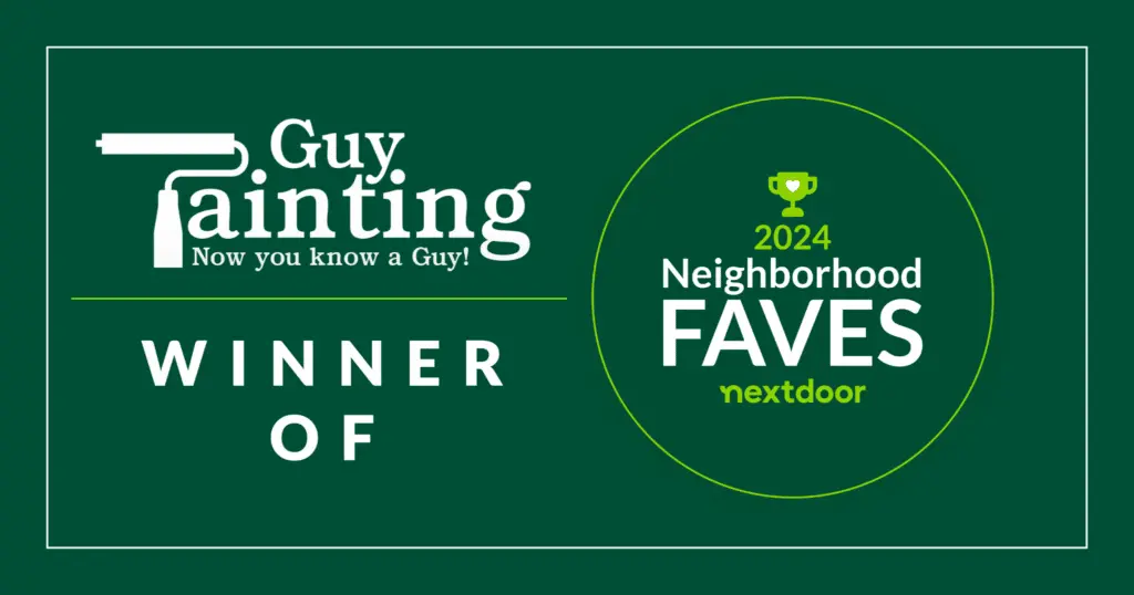Nextdoor 2024 Neighborhood Fave award graphic for Guy Painting
