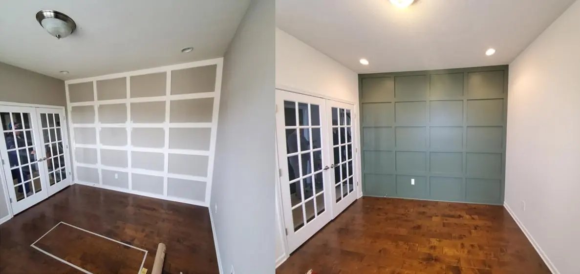 Project photo — Board-and-Batten or Wainscoting Trim Installation