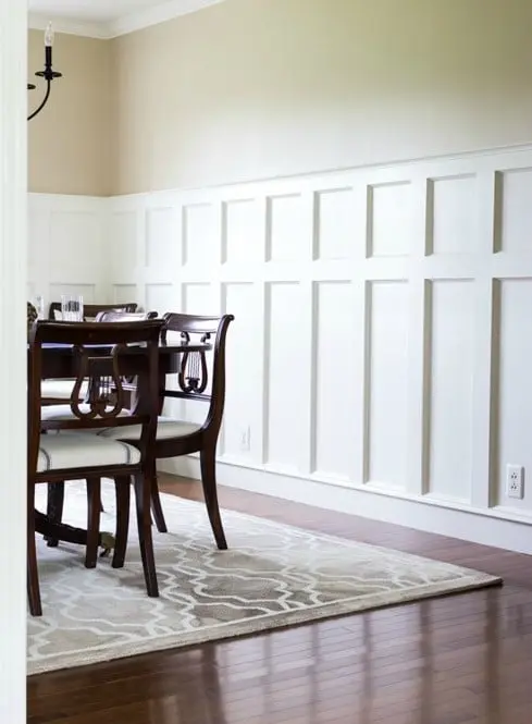 Project photo — Board-and-Batten or Wainscoting Trim Installation